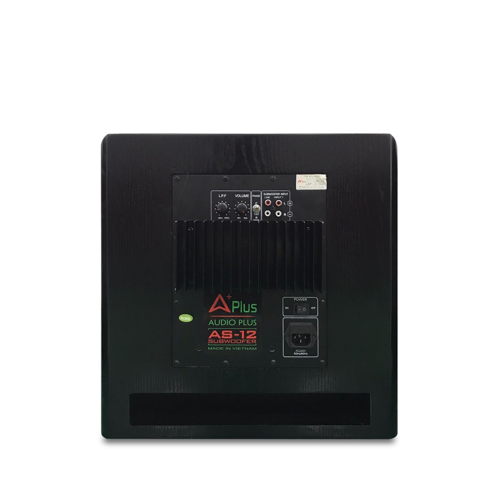Sub điện bass 30cm Aplus AS-12, loa siêu trầm bass30, dòng loa trầm cho gia đình