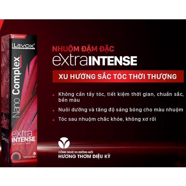 Thuốc nhuộm tóc màu XANH CHÀM Mollyhair thương hiệu Nanocomplex, màu nhuộm top trend tặng găng tay tiện ích