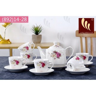 Bộ Tách Trà Hoạ Tiết Hoa Cao Cấp .