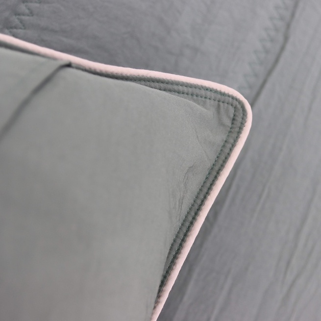 Vỏ Gối Nằm Hàn Quốc K-Bedding by Everon MicroModal 45x65cm Xanh lá cây KMMS 204