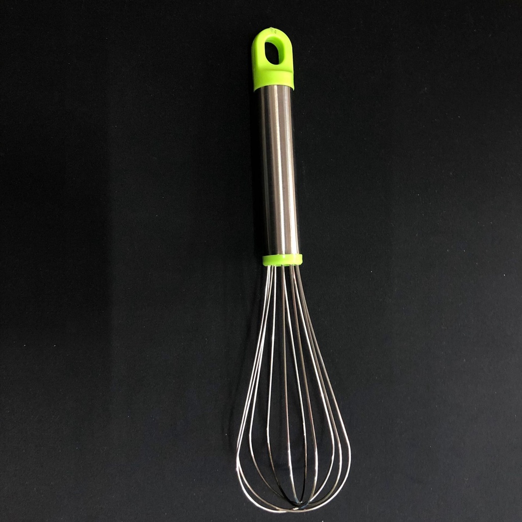 SG - Dụng cụ đánh trứng cầm tay bằng thép không gỉ, cây phới lồng đánh trứng khuấy trộn bột đánh bông kem bơ nhiều size