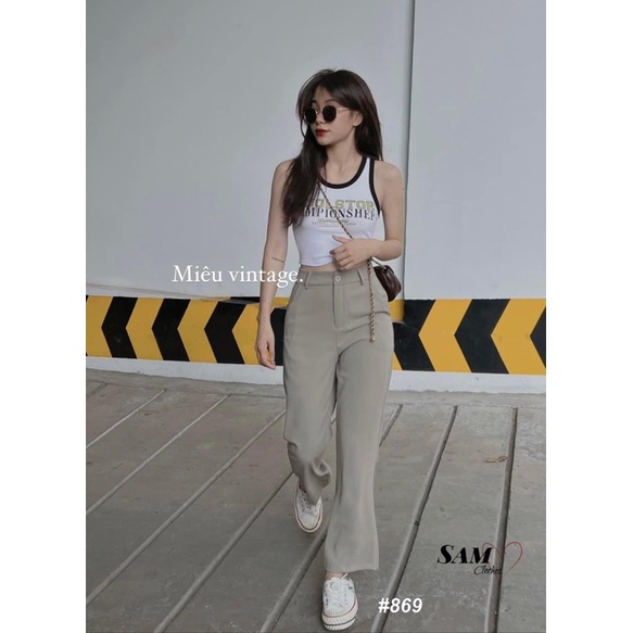 Quần Ống Loe 9 tấc Hàng Quảng Châu Loại 1