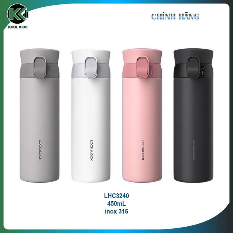BÌNH GIỮ NHIỆT 450ML LOCK&LOCK-LHC3240
