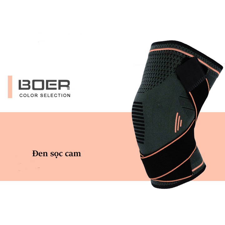 Đai hổ trợ đầu gối Boer 7721 (1 đôi)