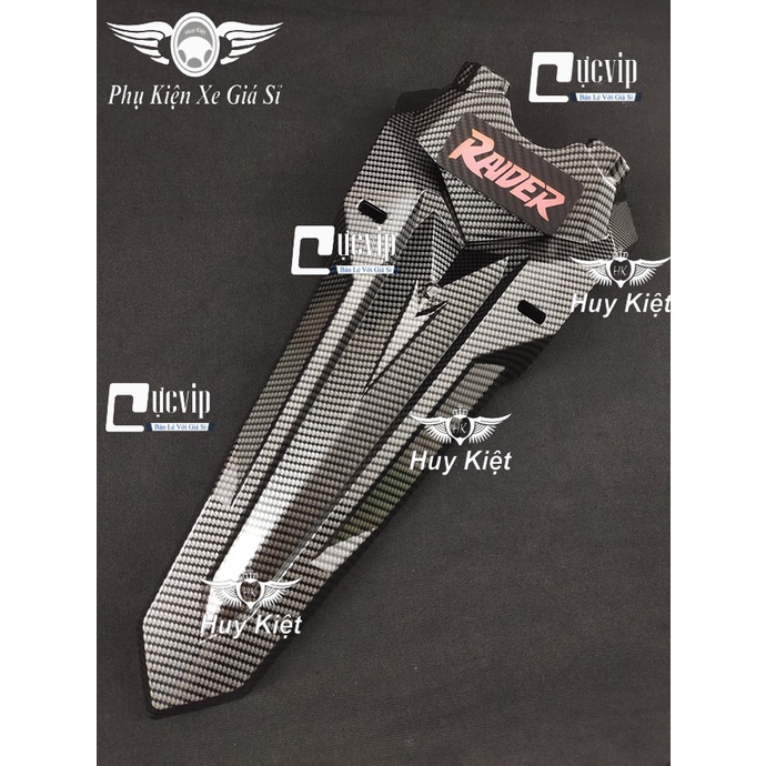 [Giá Siêu Rẻ] Dè Chắn Bùn Kiểu Sonic Gắn Xe Raider Fi Carbon Có Đèn 3041