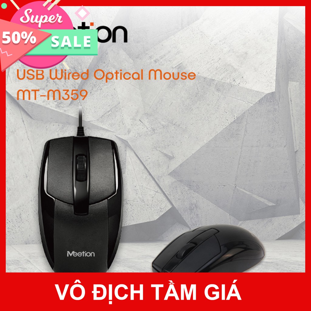 Chuột có dây Meetion M359 - Chuột văn phòng rẻ nhất shopee - Bảo hành 12 tháng - Cam kết chính hãng -  lỗi 1 đổi 1