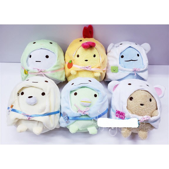 sumikko quàng khăn tắm gấu bông G2B14 sumikko gấu bông cute gấu bông dễ thương 20cm