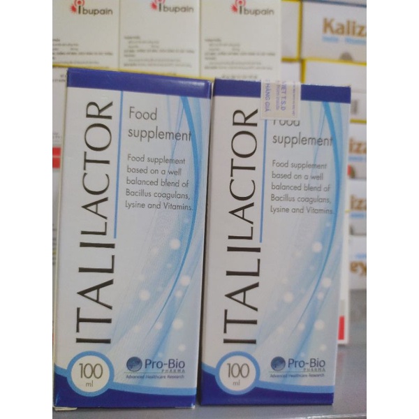 Itali Lactor 100ml bổ sung vi khuẩn probiotic có ích, cân bằng hệ vi sinh đường ruột cho trẻ