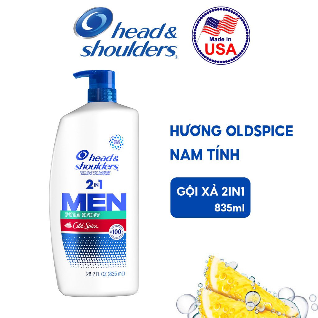 Gội Xả 2IN1 Head & Shoulders 835ML - Mỹ