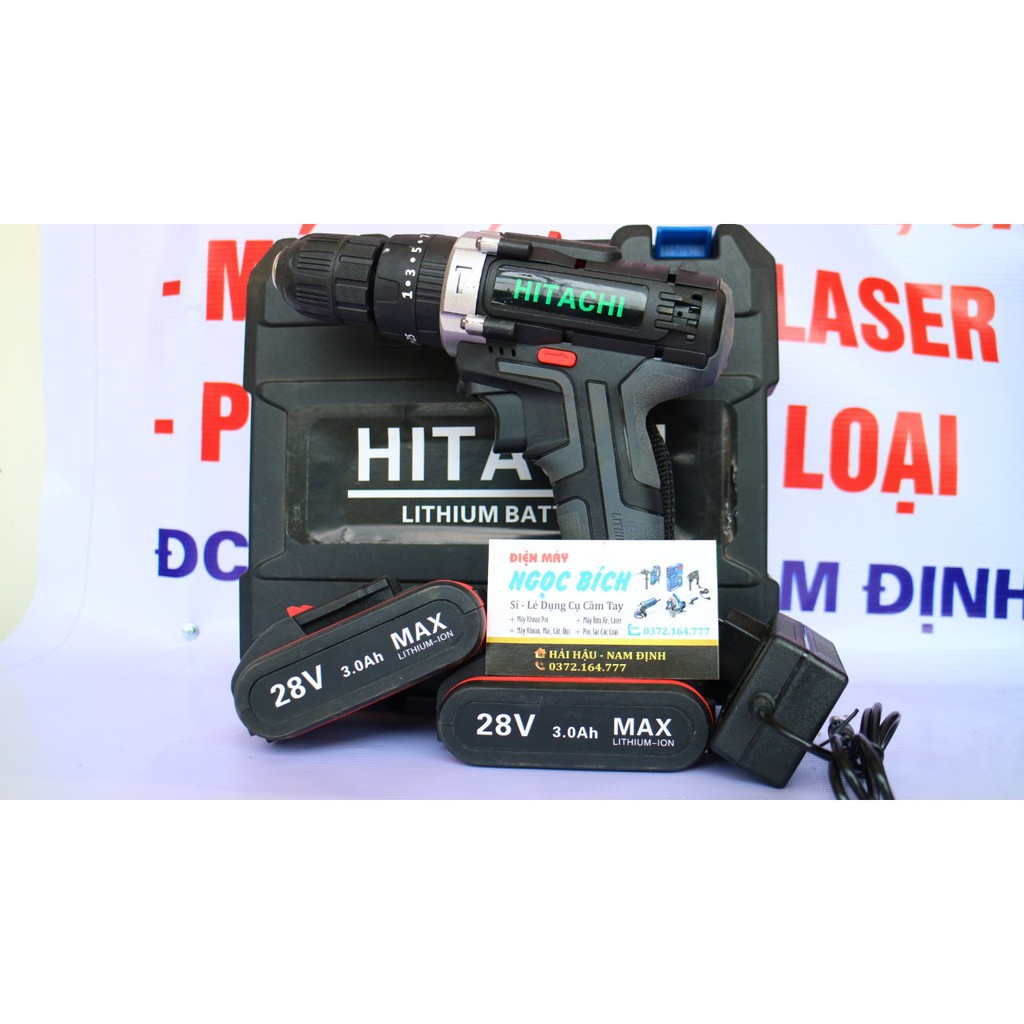 [Có Búa] Máy Khoan Pin 28v Pin Trâu