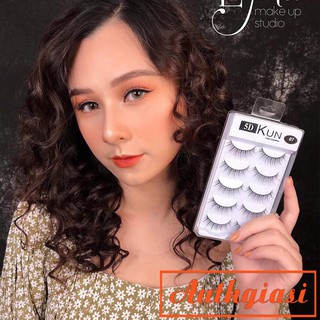 [MÃ HOT HIT NHẤT] Mi chồn 5D KUN 5 đôi sợi mi tơi xịn 5D 07