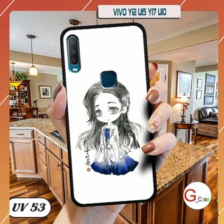 Ốp điện thoại Vivo Y12/ Y15 - lưng nhám viền dẻo