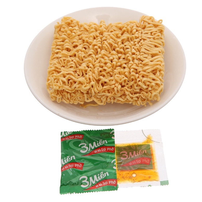Mì 3 Miền Tôm Chua Cay / Bò Sợi Phở - combo 5 gói 65g | BigBuy360 - bigbuy360.vn