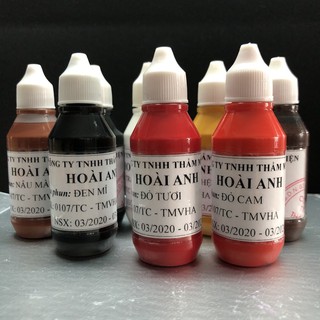 [Chính Hãng] Mực Phun Hoài Anh lọ (10ml-30ml-60ml)