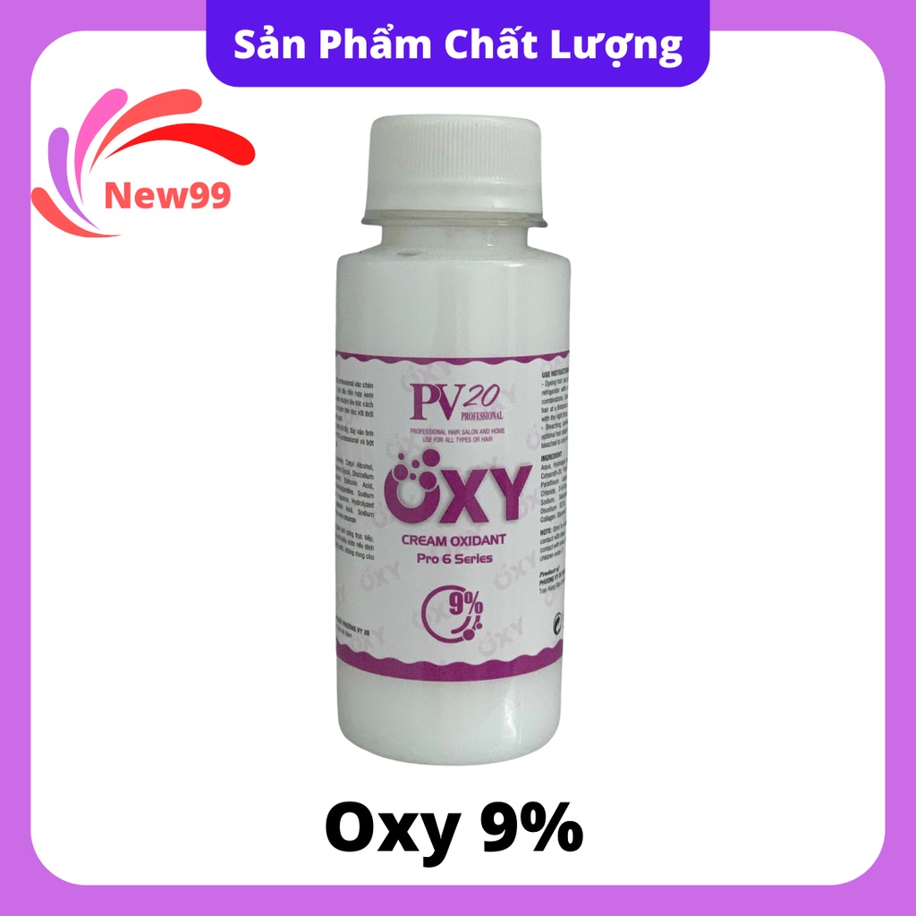Oxy trợ nhuộm 100ml dành cho thuốc nhuộm tóc và bột tẩy tóc