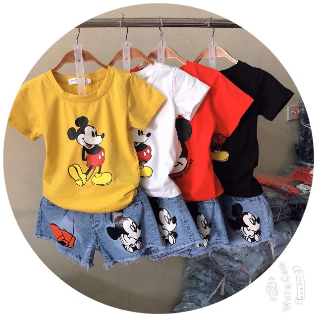 Bộ Mickey cao cấp ảnh thật cho bé