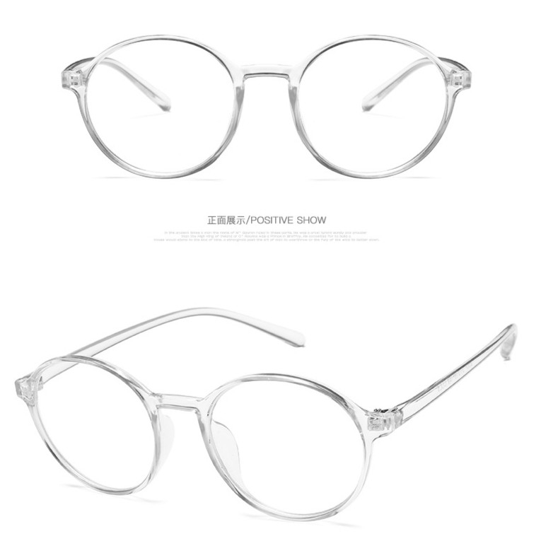 Mắt kính gọng tròn phong cách retro thời trang cho nam/ nữ