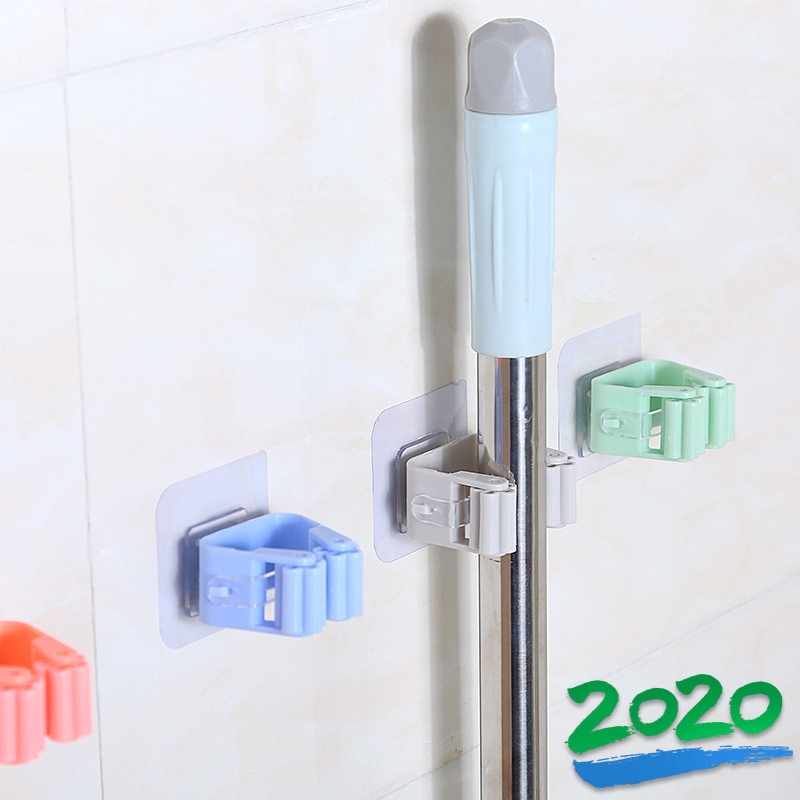 Móc Dán Tường Treo Cây Lau Nhà 2020 Tiện Dụng Giá Đỡ