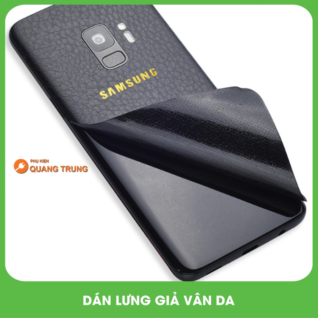 Dán skin giả vân da cho máy samsung s8,s8plus,s9,s9plus,note8,note9 cực đẹp