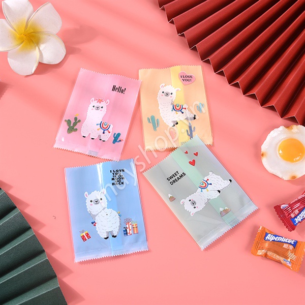 100 Túi bánh quy Cừu dễ thương (7x10)/ TB43