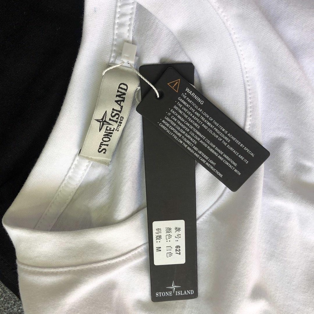 Áo Thun Tay Ngắn Cổ Tròn In logo Stone ISLAND Cá Tính Hợp Thời Trang