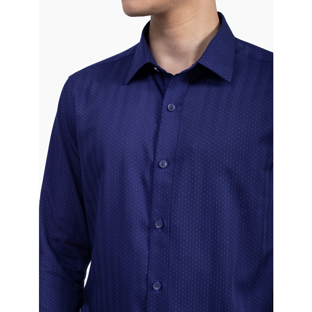 Áo sơ mi ngắn tay ARISTINO phom Slim fit ôm vừa vặn, vải bamboo sợi tre thiên nhiên thoáng mát - ALS31001