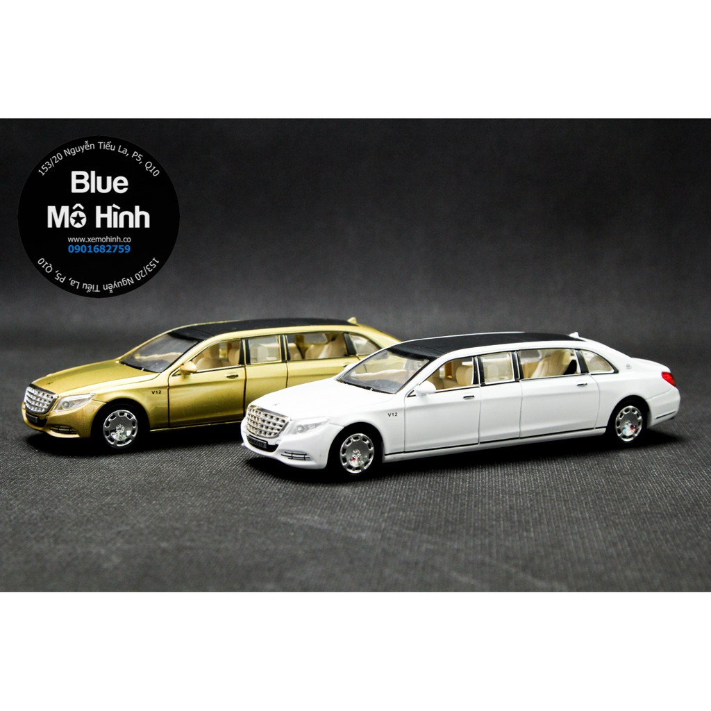 Blue mô hình | Xe mô hình Mercedes Limousine Maybach S650 Pullman 1:32