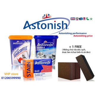 Bộ sản phẩm tẩy rửa gia dụng Astonish (3 món)