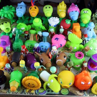 Mô Hình Đồ Chơi Plants vs Zombies Peashooter Bằng PVC Cho Trẻ Em