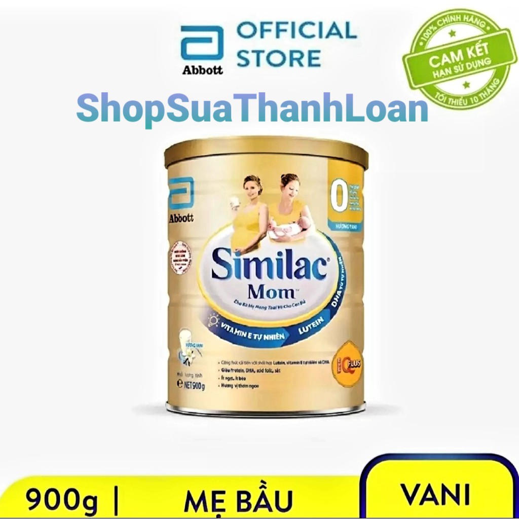 [HSD T2-2023] Sữa Bột Similac Mom IQ Hương Vani (900g)