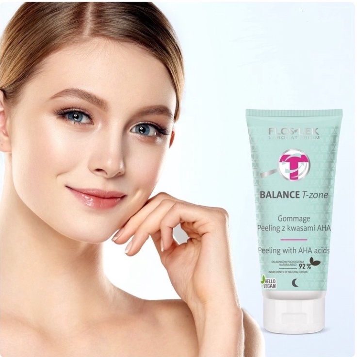 Tẩy tế bào chết Floslek 125ml giúp làm sạch bụi bẩn - bã nhờn trên da mặt Chính hãng