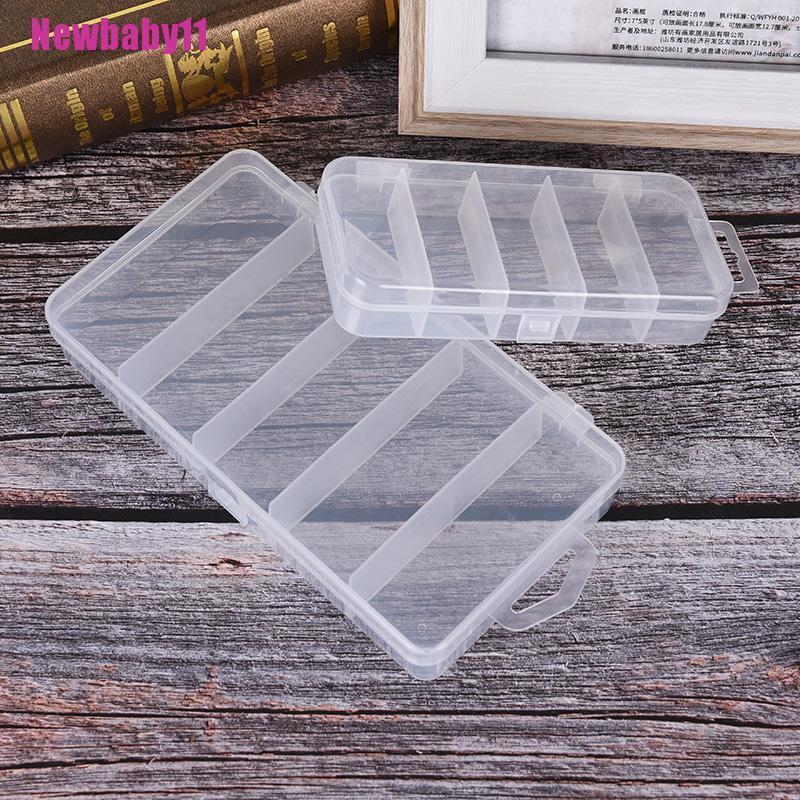 Hộp Đựng Mồi Câu Cá 5 Ngăn Trong Suốt