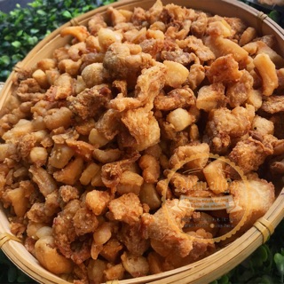 Tóp mỡ lắc muối tỏi