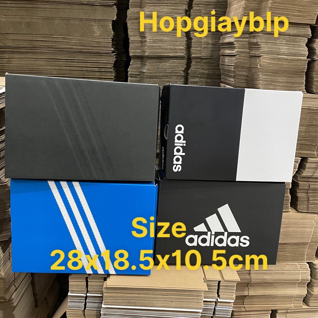 COMBO 20 HỘP ĐỰNG GIÀY ADIDAS CHÍNH HÃNG SIZE 28X18.5X10.5CM