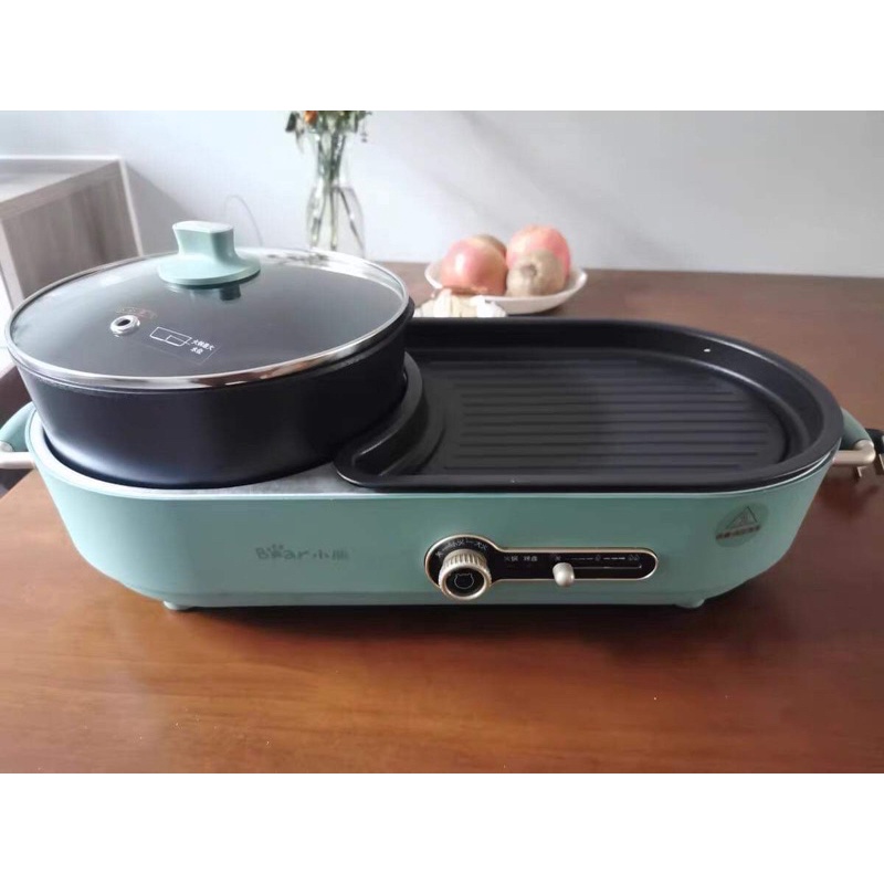 BẾP LẨU NƯỚNG ĐIỆN ĐA NĂNG 2IN1 BEAR DKG-C15G1