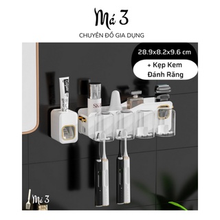 Kệ để bàn chải, Giá đựng bàn chải đánh răng, Kẹp kem đánh răng