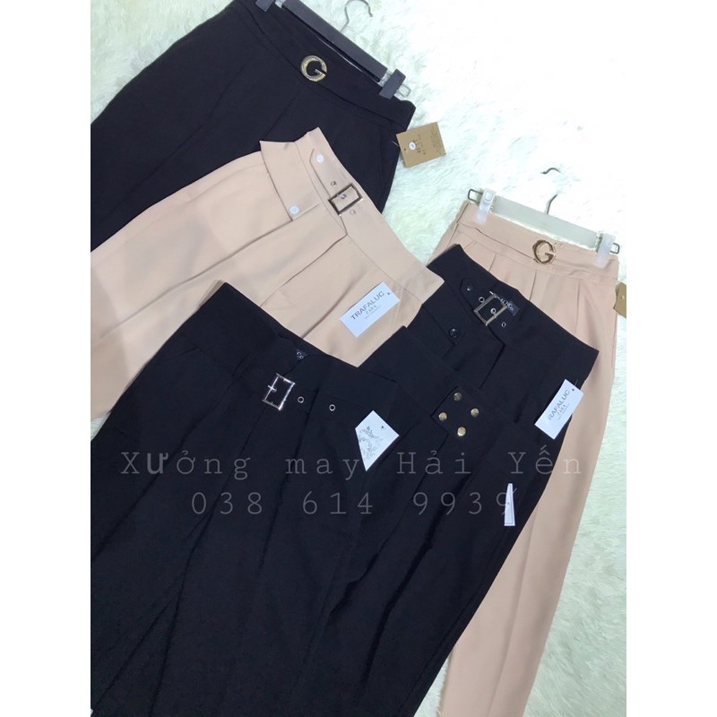 [FRS 50K] Quần Tây cạp cao 4 cúc hót vải đẹp 268