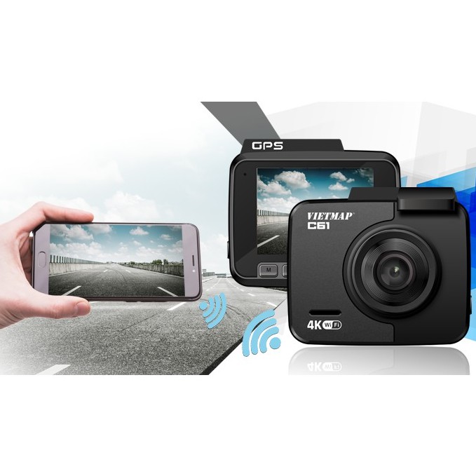 Camera hành trình VIETMAP C61(loại thường) + thẻ 32GB -Cảnh Báo Giao Thông Bằng Giọng Nói