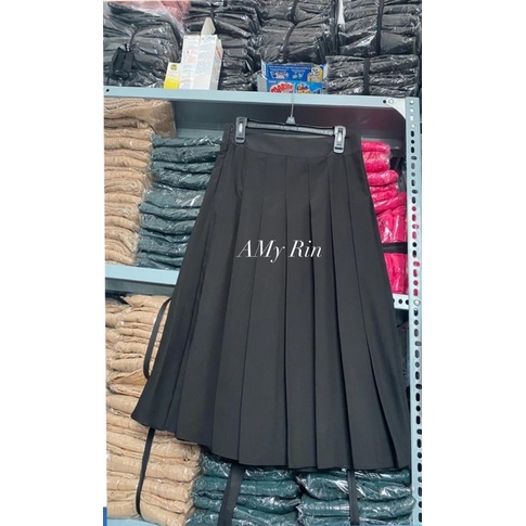 Chân váy xếp li to bigsize 60-100kg, thân sau lưng thun