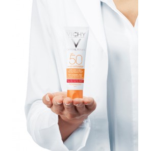 Kem chống nắng Vichy Capital Soleil Anti age 3 en 1, kem chống nắng chỗng lão hóa - Thi Vũ