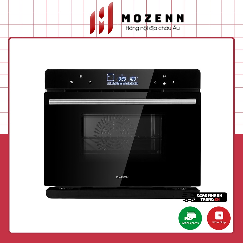 Lò hấp nướng Klarstein MasterFresh Steam Oven 24 lít, hàng Đức