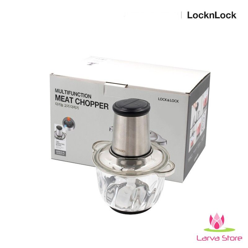 Máy xay thịt Lock&amp;Lock EJM186 2.4 lít cối thủy tinh