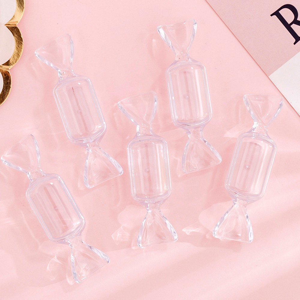 [sweet]  1pc woman fashion Transparent Candy Ring earring Storage Box Jewelry Box