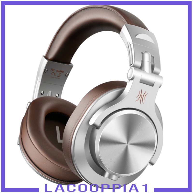 [LACOOPPIA1] A71 Over-Ear Wired Headphones Studio Monitor Headsets with Mic