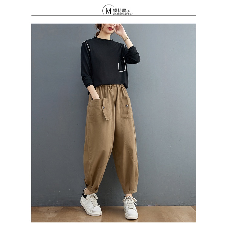 A277  quần bigsize freesize quần baggy thiết kế có túi trẻ trung phong cách mẫu mới