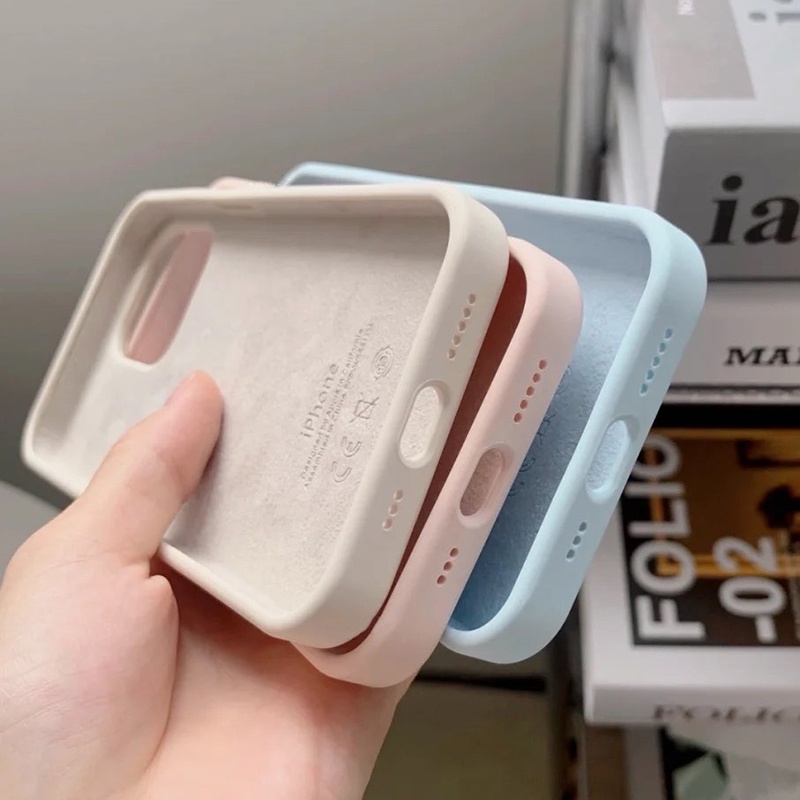 Ốp điện thoại silicon cao cấp có logo độc đáo cho For compatible for iPhone 14 13 Pro Max12 Mini12 Pro Max 78 PlusXR XS Maxcase