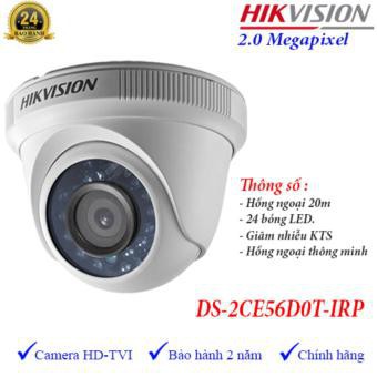 Camera HD-TVI Dome hồng ngoại 2.0 Megapixel HIKVISION DS-2CE56D0T-IRP