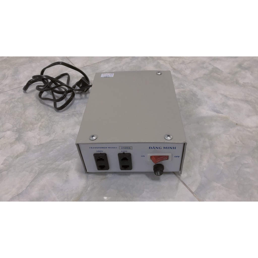 Bộ đổi nguồn 220v sang 110v - 100v 250w dùng cho quạt nhật, ĐĂNG MINH giá rẻ sập sàn.