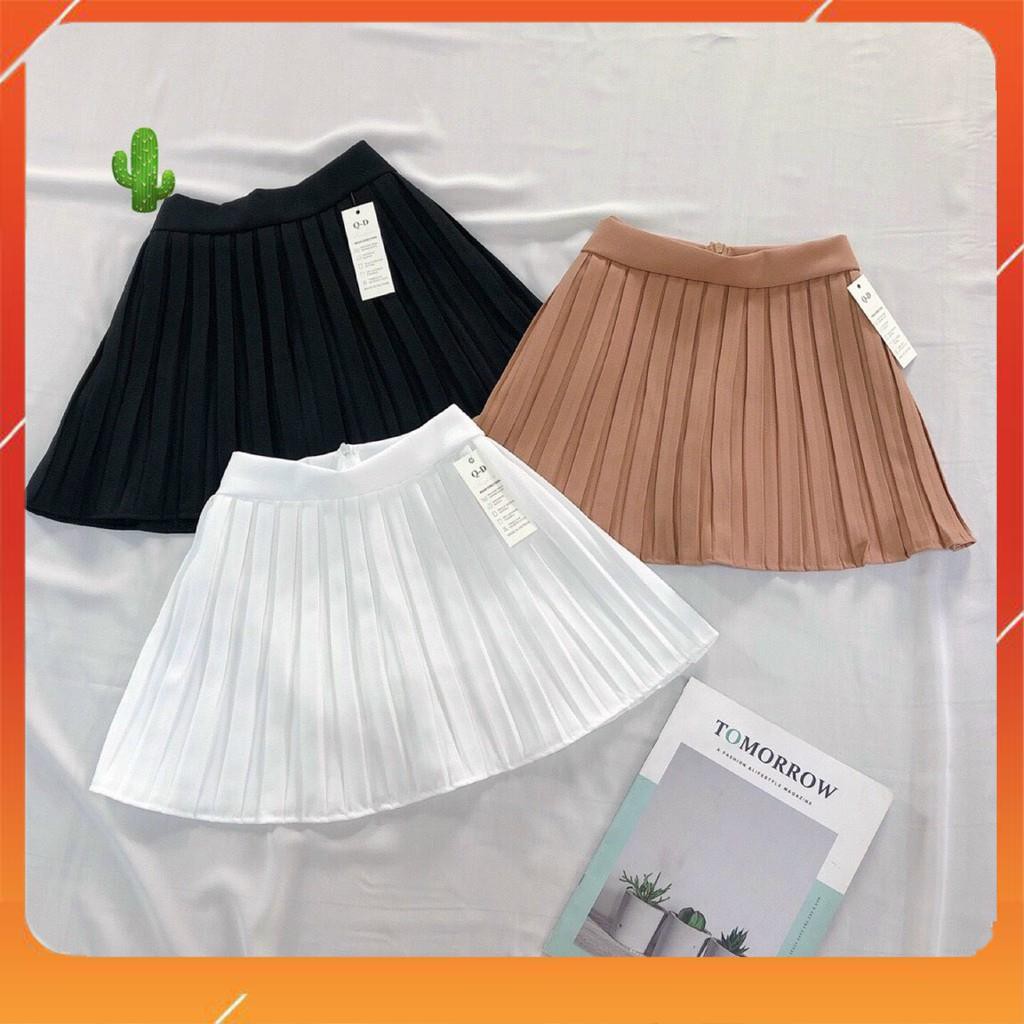 Chân váy dập li có lót trong chất vải mềm mịn lên form cực xinh-Thời Trang Nữ