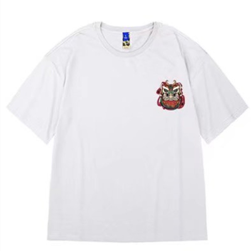 Áo Thun Tay Lỡ Cổ Tròn In Chữ M-8XL Phong Cách Hip Hop Thời Trang Mùa Hè Cho Nam Và Nữ